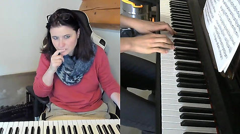 Cours de piano par Skype en direct